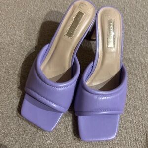 Primark Lavender Square Toe Heels